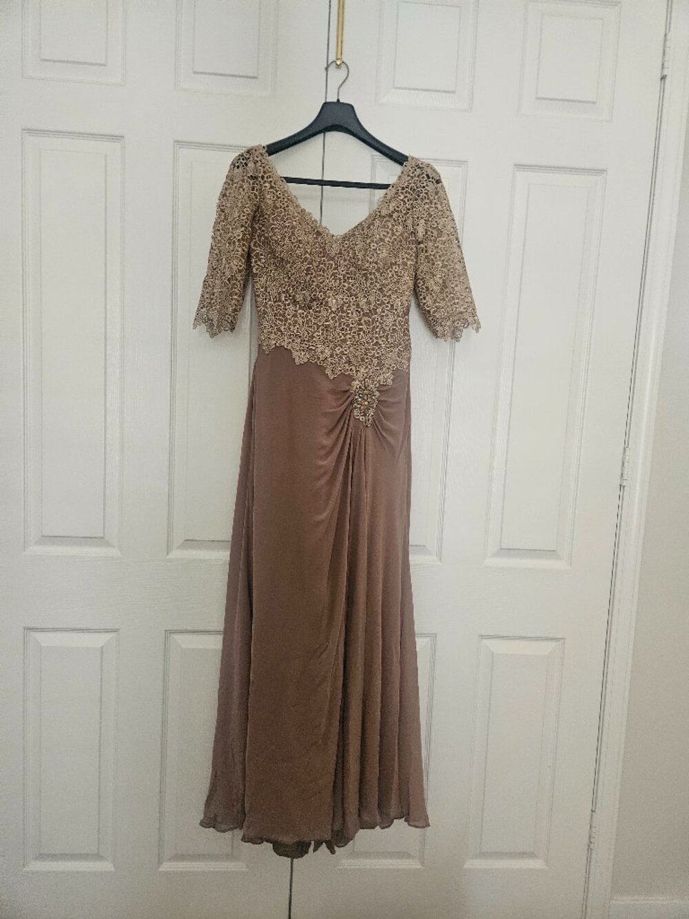 Montage By Mon Cheri Floor Length Mother of the Groom or Bride dress